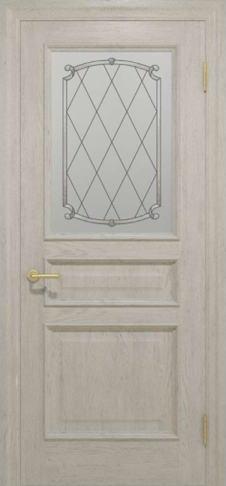 Дверне полотно Interia I 022.7 від ТМ Status Doors Кремовийsd